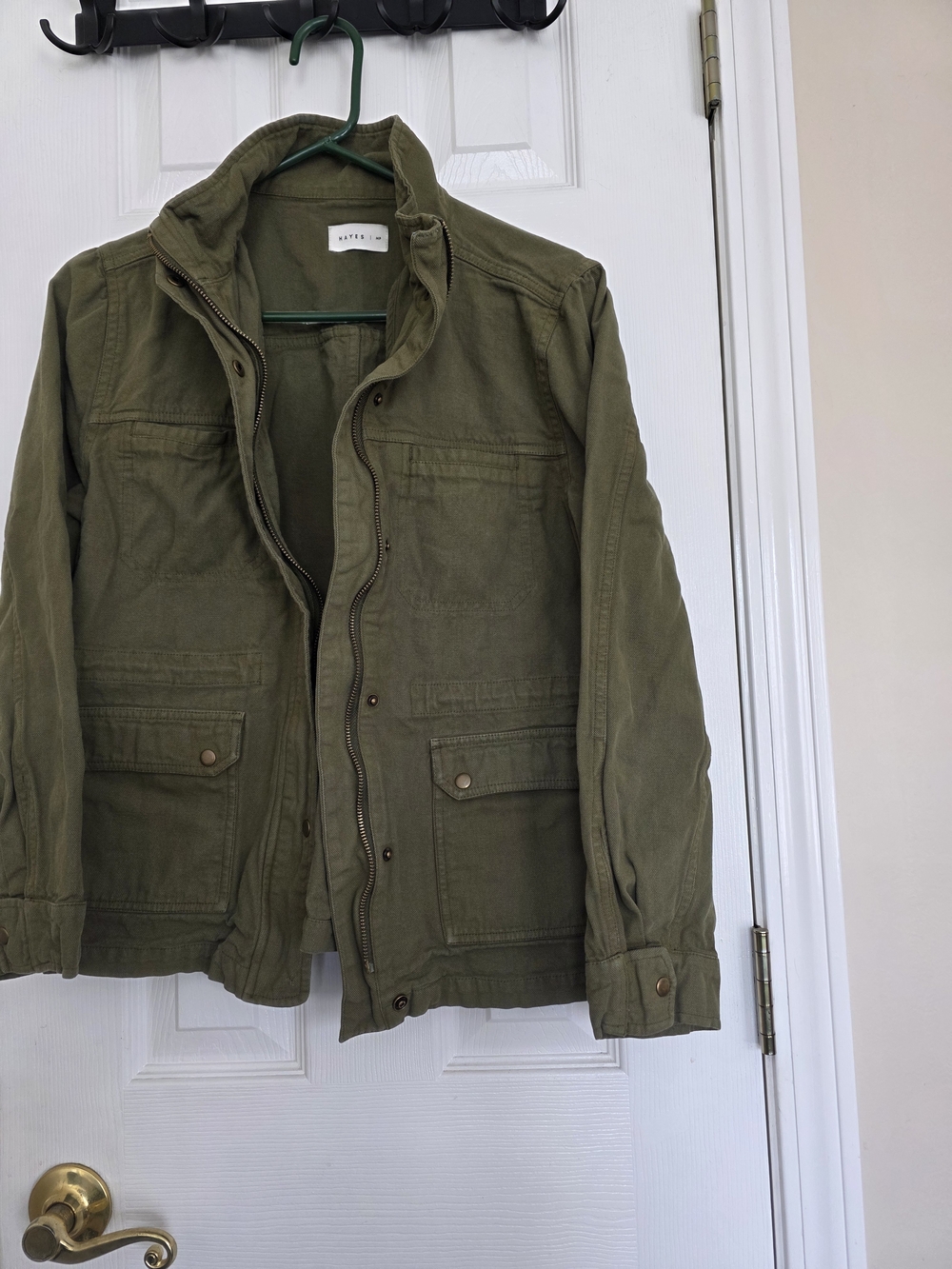 Olive Green Womens Utility Jacket. NWOT - Picture 2 of 9